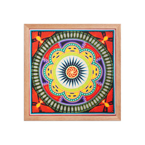 Huichol Yarn Painting Print • L - 138 - Huichol Arts