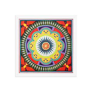 Huichol Yarn Painting Print • L - 138 - Huichol Arts