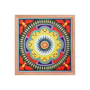 Huichol Yarn Painting Print • L - 138 - Huichol Arts