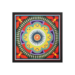 Huichol Yarn Painting Print • L - 138 - Huichol Arts