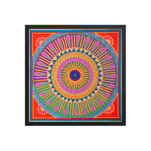 Huichol Yarn Painting Print • L - 139 - Huichol Arts