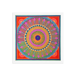 Huichol Yarn Painting Print • L - 139 - Huichol Arts