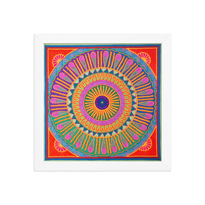Huichol Yarn Painting Print • L - 139 - Huichol Arts