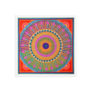 Huichol Yarn Painting Print • L - 139 - Huichol Arts