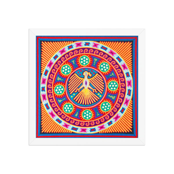 Huichol Yarn Painting Print • L - 140 - Huichol Arts