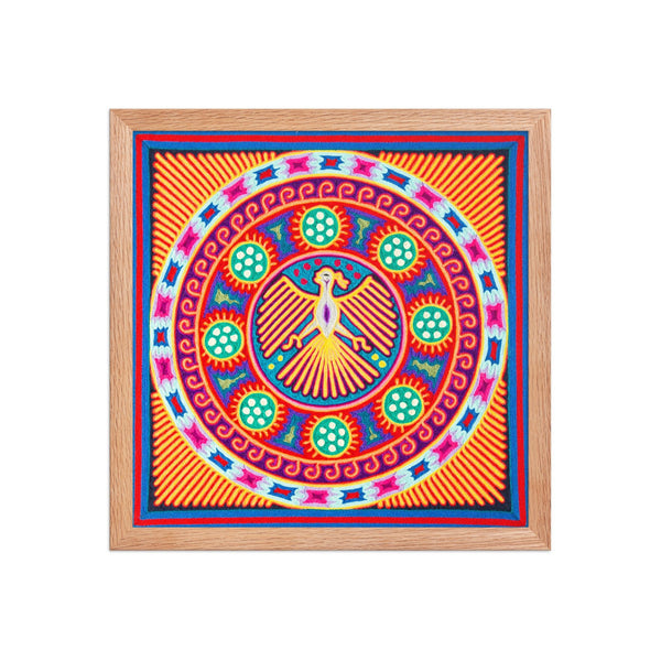 Huichol Yarn Painting Print • L - 140 - Huichol Arts