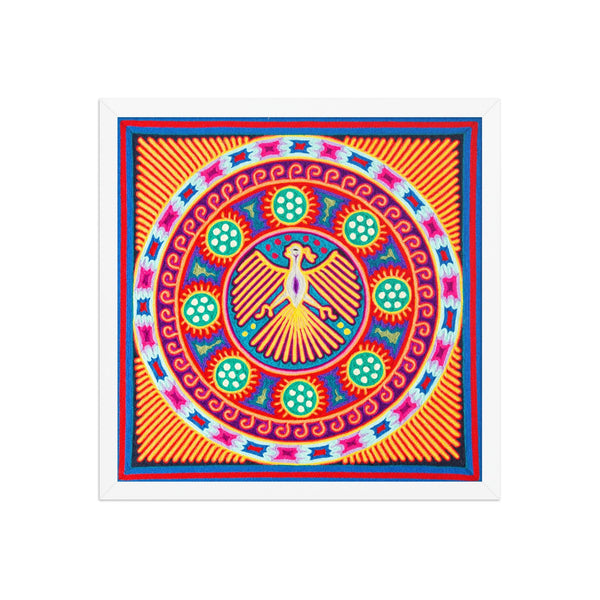 Huichol Yarn Painting Print • L - 140 - Huichol Arts