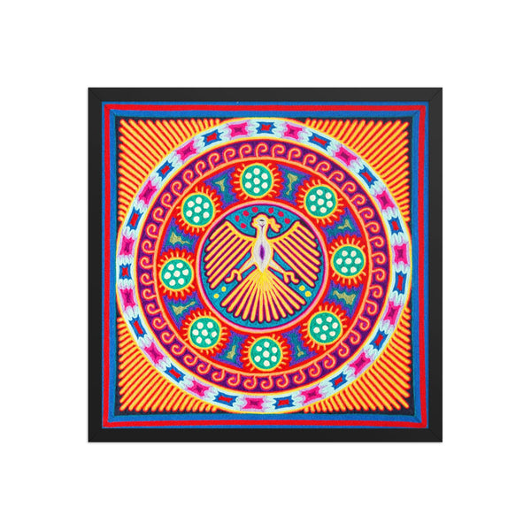 Huichol Yarn Painting Print • L - 140 - Huichol Arts
