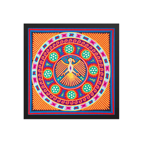Huichol Yarn Painting Print • L - 140 - Huichol Arts