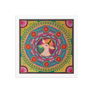 Huichol Yarn Painting Print • L - 141 - Huichol Arts
