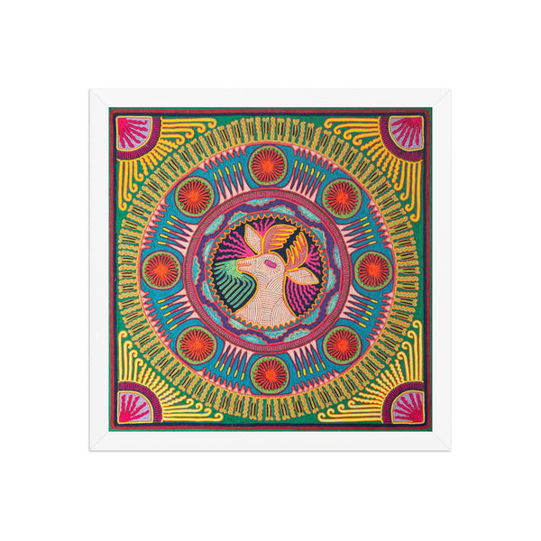 Huichol Yarn Painting Print • L - 141 - Huichol Arts