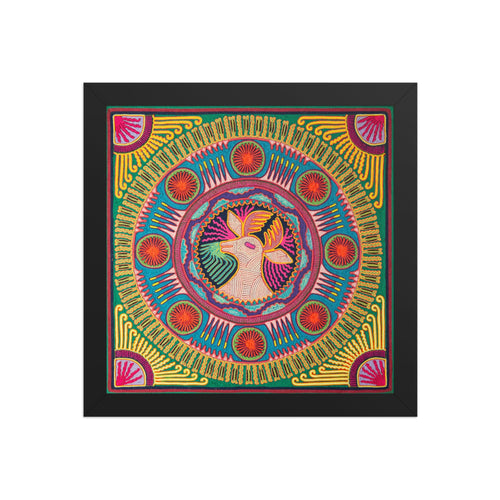 Huichol Yarn Painting Print • L - 141 - Huichol Arts