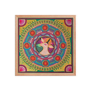 Huichol Yarn Painting Print • L - 141 - Huichol Arts