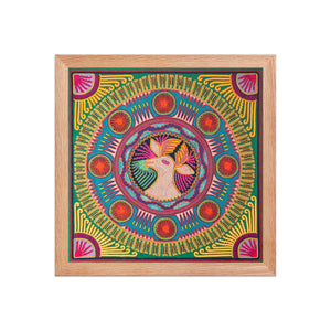 Huichol Yarn Painting Print • L - 141 - Huichol Arts