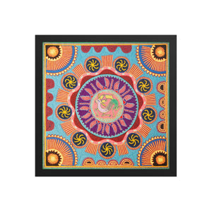 Huichol Yarn Painting Print • L - 142 - Huichol Arts