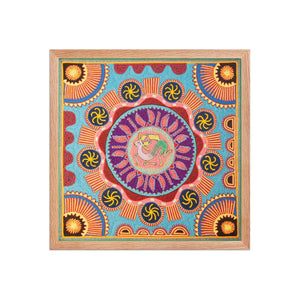 Huichol Yarn Painting Print • L - 142 - Huichol Arts
