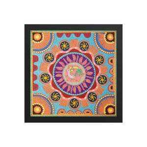 Huichol Yarn Painting Print • L - 142 - Huichol Arts