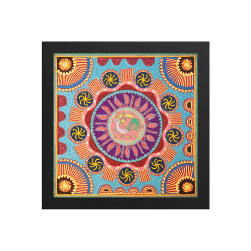 Huichol Yarn Painting Print • L - 142 - Huichol Arts