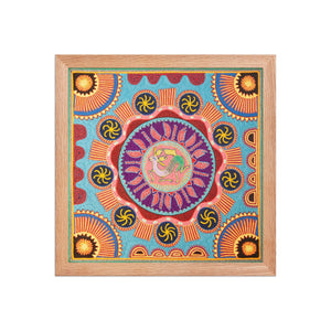 Huichol Yarn Painting Print • L - 142 - Huichol Arts