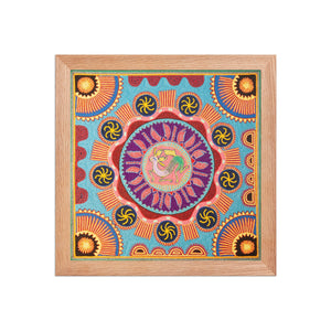 Huichol Yarn Painting Print • L - 142 - Huichol Arts