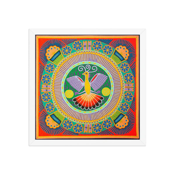 Huichol Yarn Painting Print • L - 143 - Huichol Arts
