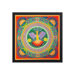 Huichol Yarn Painting Print • L - 143 - Huichol Arts