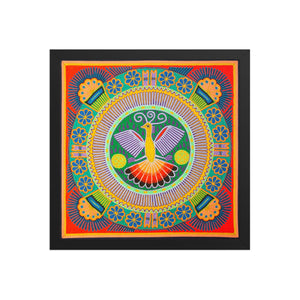 Huichol Yarn Painting Print • L - 143 - Huichol Arts
