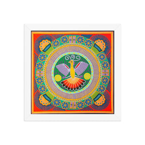 Huichol Yarn Painting Print • L - 143 - Huichol Arts