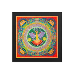 Huichol Yarn Painting Print • L - 143 - Huichol Arts