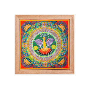 Huichol Yarn Painting Print • L - 143 - Huichol Arts