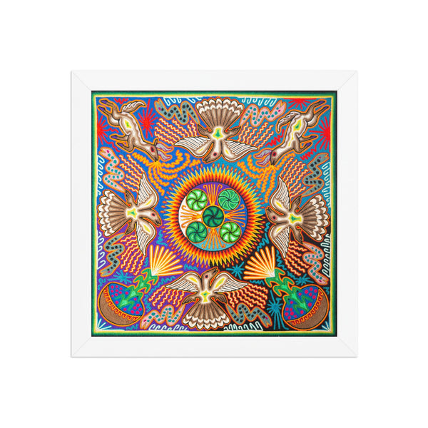 Huichol Yarn Painting Print • L - 145 - Huichol Arts