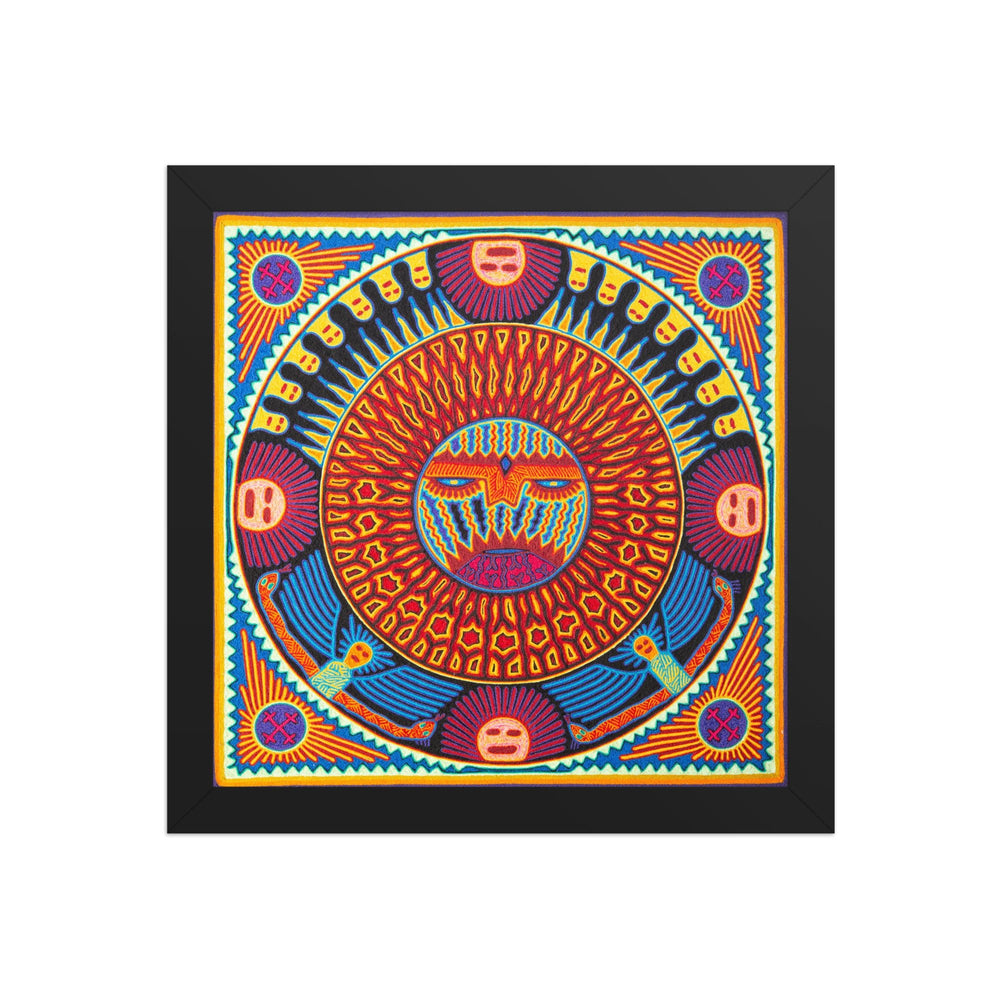 Huichol Yarn Painting Print • L - 147 - Huichol Arts