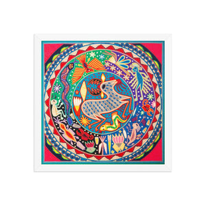Huichol Yarn Painting Print • L - 149 - Huichol Arts