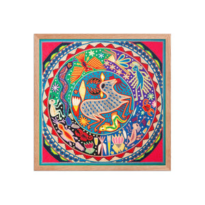 Huichol Yarn Painting Print • L - 149 - Huichol Arts