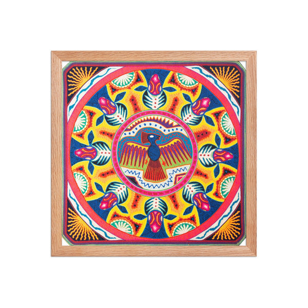 Huichol Yarn Painting Print • L - 150 - Huichol Arts