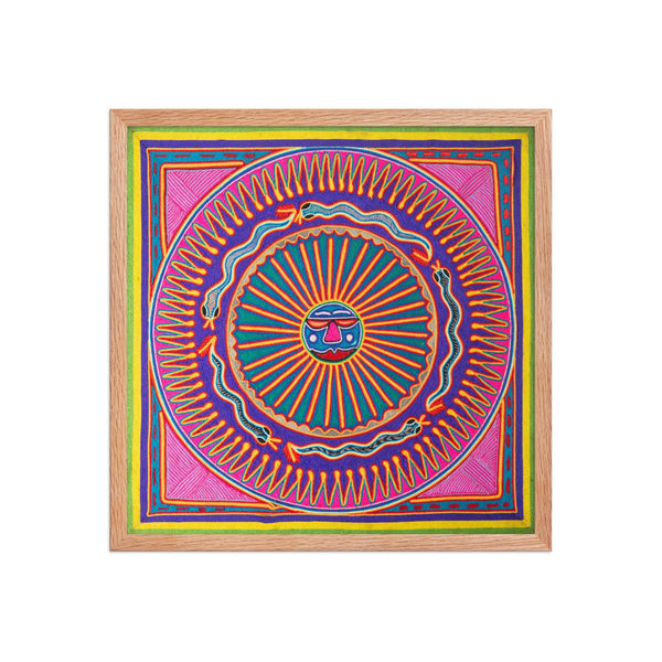 Huichol Yarn Painting Print • L - 151 - Huichol Arts