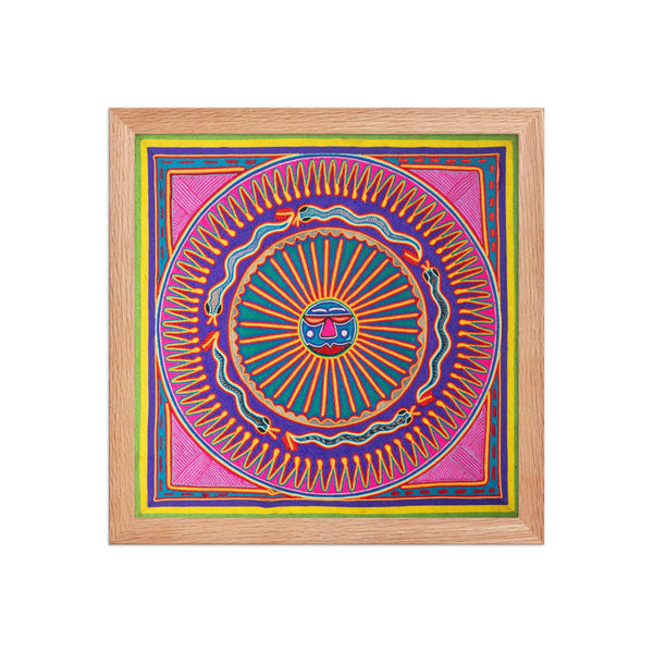 Huichol Yarn Painting Print • L - 151 - Huichol Arts