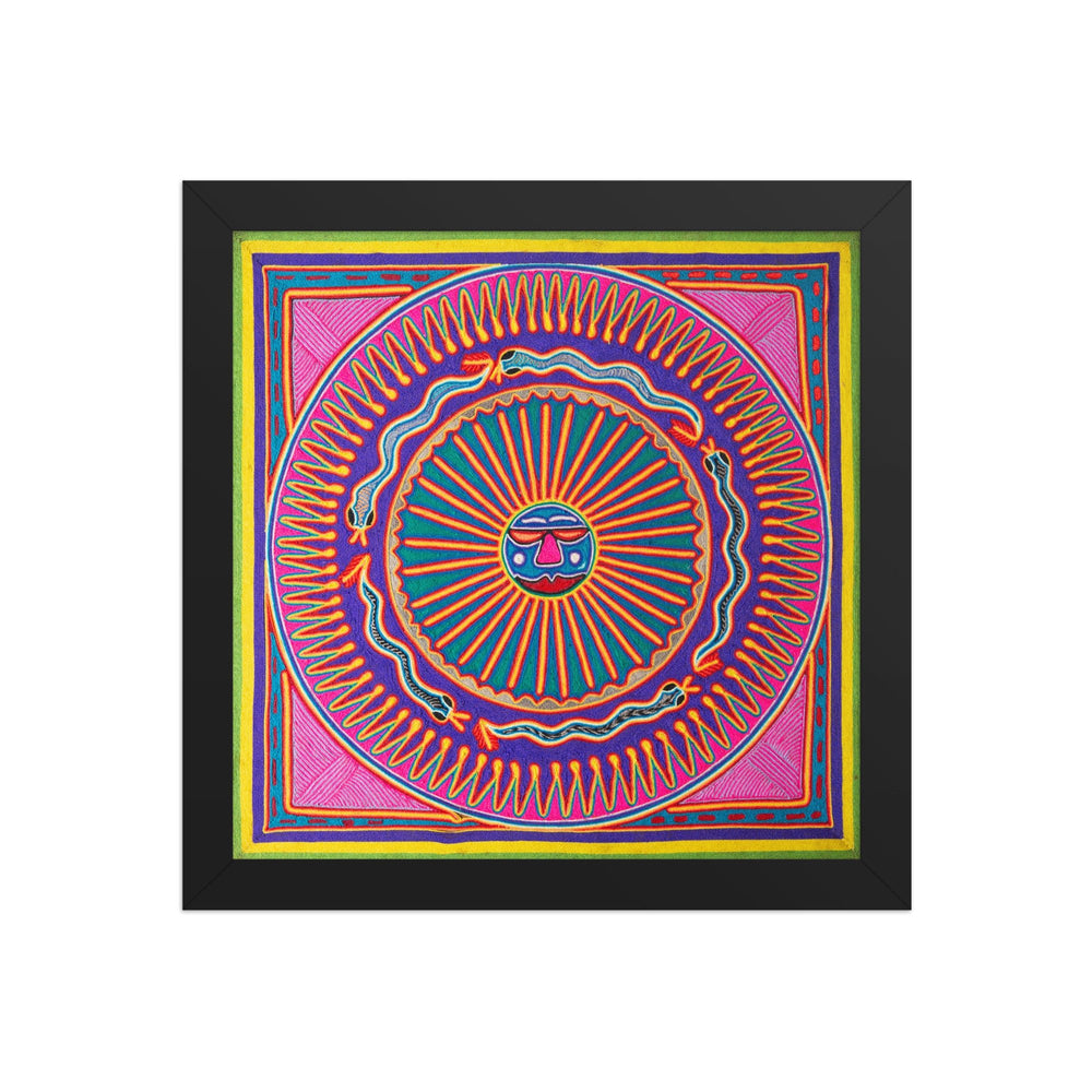 Huichol Yarn Painting Print • L - 151 - Huichol Arts