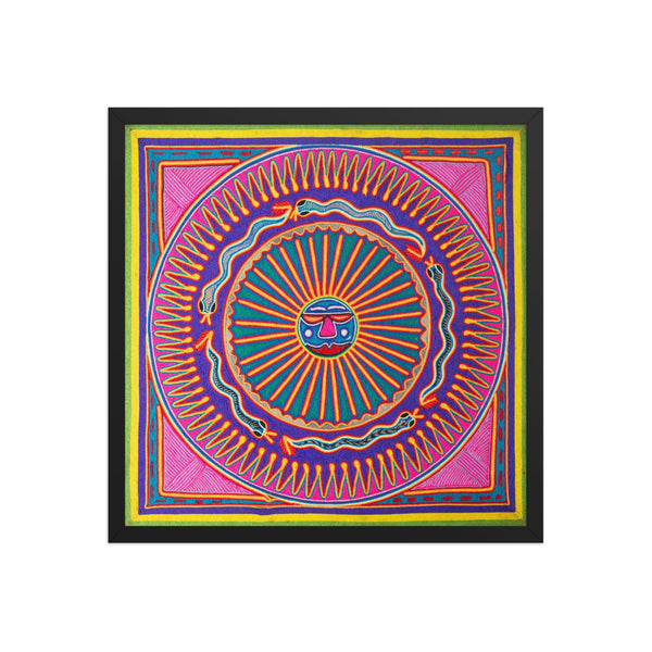 Huichol Yarn Painting Print • L - 151 - Huichol Arts