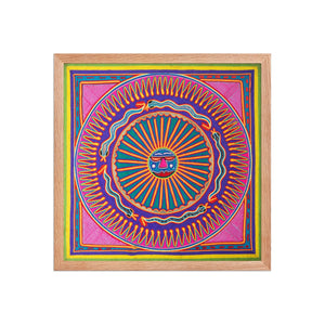 Huichol Yarn Painting Print • L - 151 - Huichol Arts