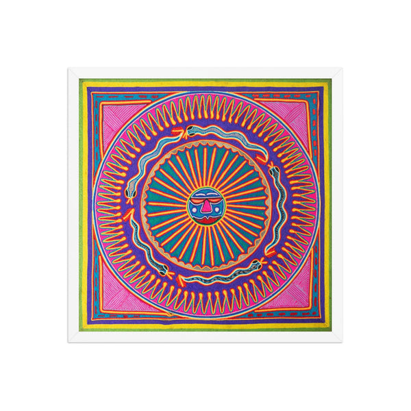 Huichol Yarn Painting Print • L - 151 - Huichol Arts