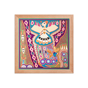 Huichol Yarn Painting Print • L - 152 - Huichol Arts