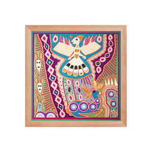 Huichol Yarn Painting Print • L - 152 - Huichol Arts