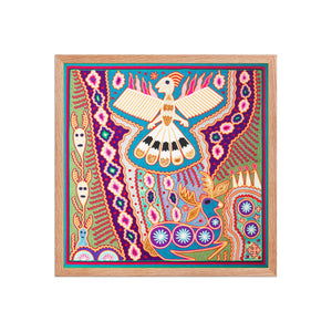 Huichol Yarn Painting Print • L - 152 - Huichol Arts