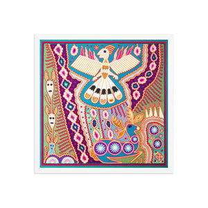 Huichol Yarn Painting Print • L - 152 - Huichol Arts
