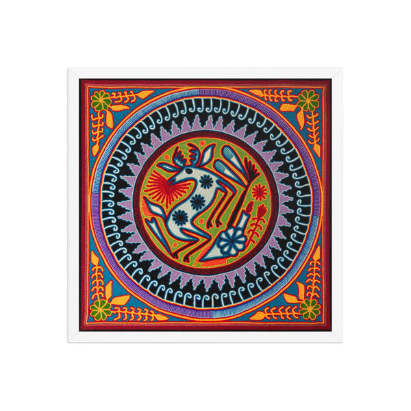 Huichol Yarn Painting Print • L - 153 - Huichol Arts