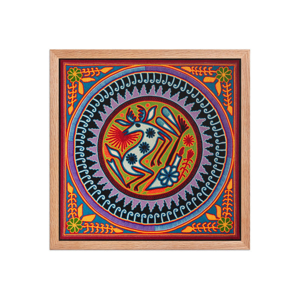 Huichol Yarn Painting Print • L - 153 - Huichol Arts