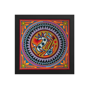 Huichol Yarn Painting Print • L - 153 - Huichol Arts