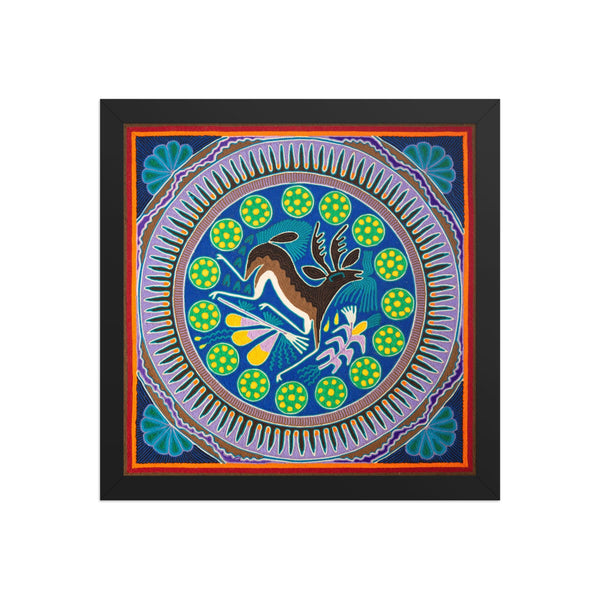 Huichol Yarn Painting Print • L - 154 - Huichol Arts