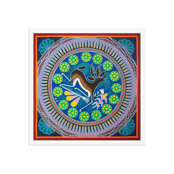 Huichol Yarn Painting Print • L - 154 - Huichol Arts